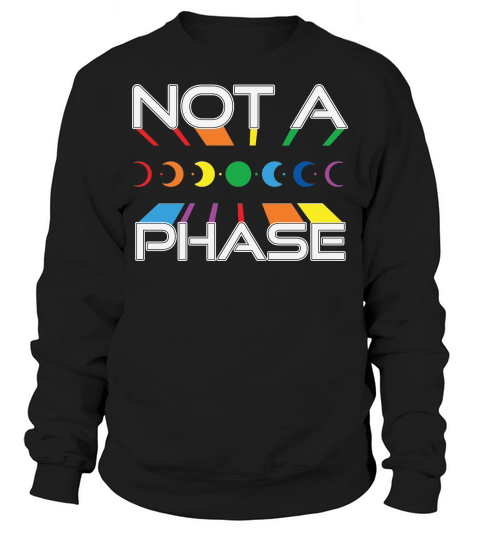 Not A Phase Pride LGBT Sweatshirt Unisex
