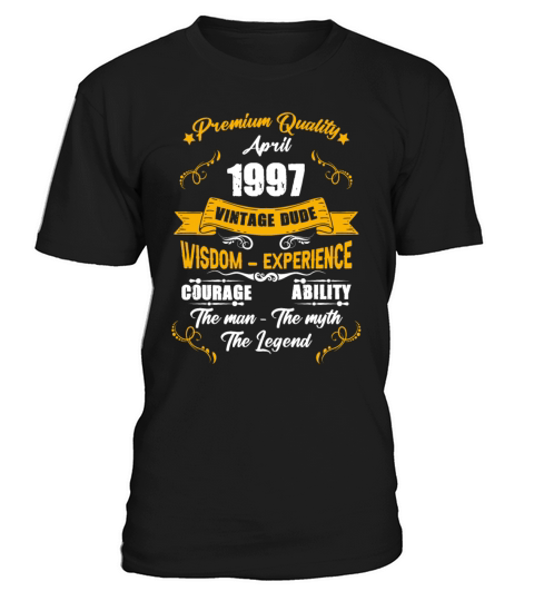 April 1997 Vintage Birthday Present T-Shirt Unisex