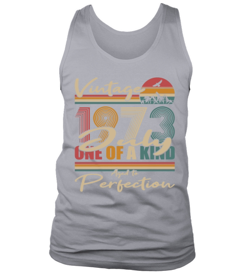 50th birthday july 1973 vintage 1973 Tank Top Unisex