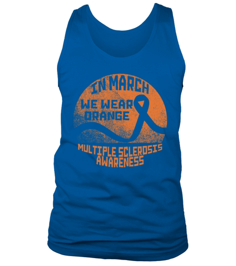 In March We Wear Orange Tank Top Unisex