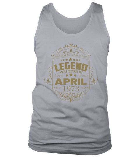 Vintage 73rd birthday design birth month April Tank Top Unisex