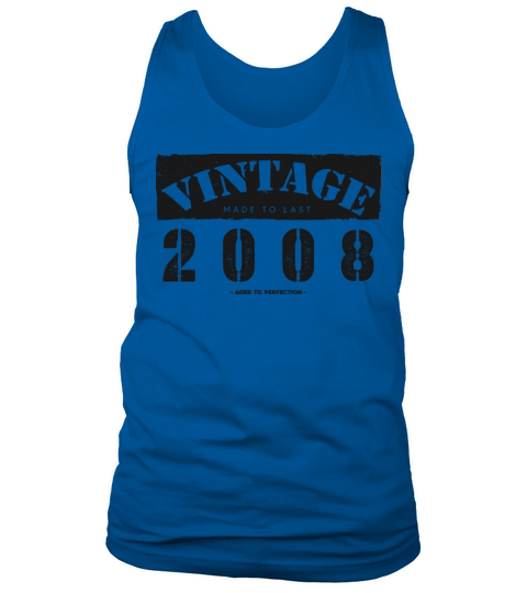 Vintage Classic 2008 15th Birthday - 15 Years Old Tank Top Unisex