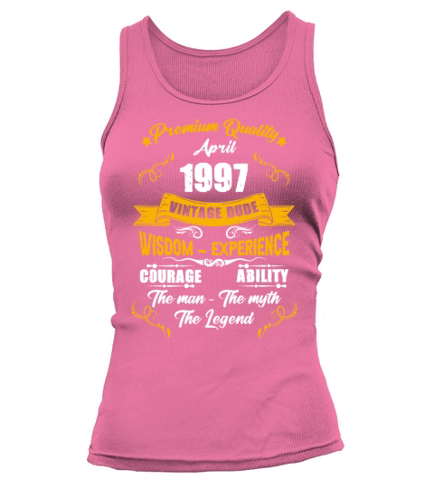 April 1997 Vintage Birthday Present Tank top Woman