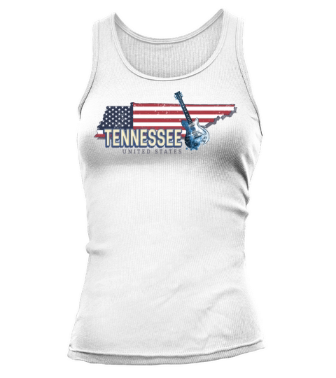 Tennessee United States Retro Map Vintage USA Tank top Woman