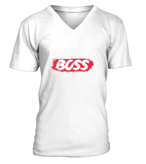 Cornhole Boss V-Neck T-shirt