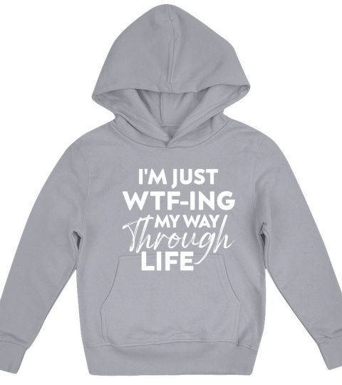 Sarcastic Mom Wife Funny Cute Ladies Way Through Kids Hoodie