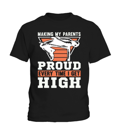 High Jump Making Parents Proud Every Time Jumping Kids T-Shirt