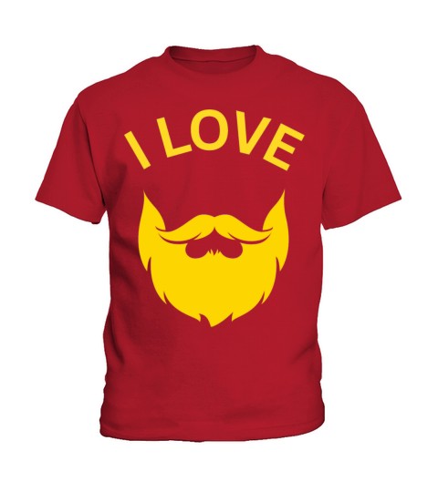 I love beards Kids T-Shirt