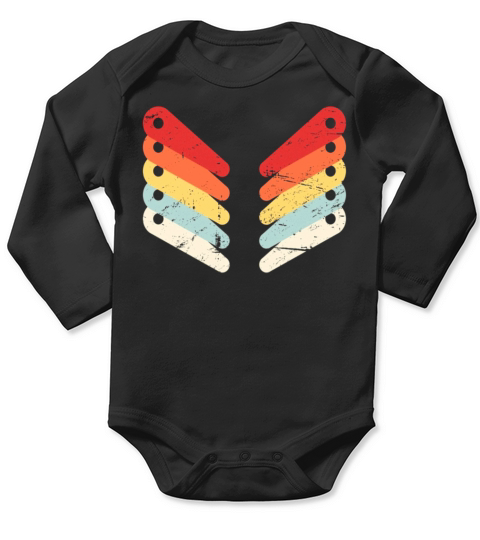 PREMIUM Vintage Retro Pinball Long Sleeve Baby One-Piece