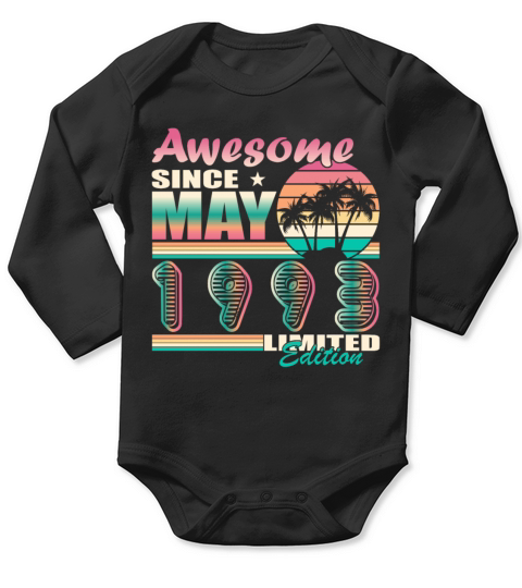Year of birth 1993 May Long Sleeve Baby One-Piece