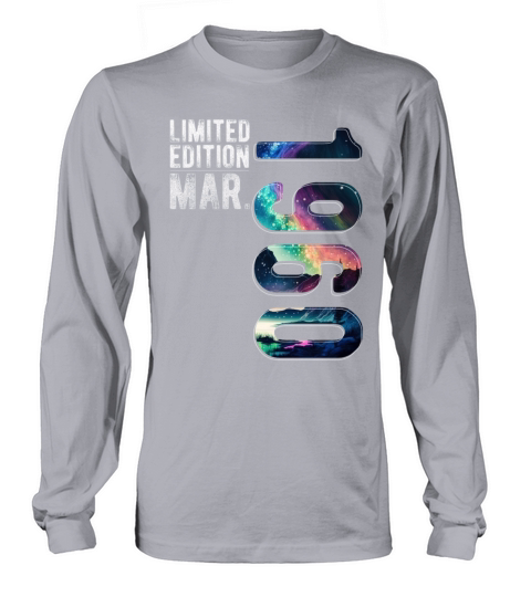 Limited Edition 1960 March Birthday Polar Lights Long sleeved Unisex