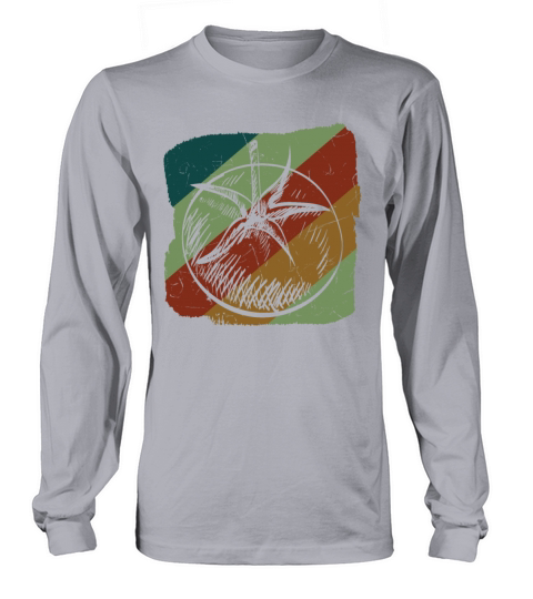 Vintage Tomato Distressed Sketch Long sleeved Unisex