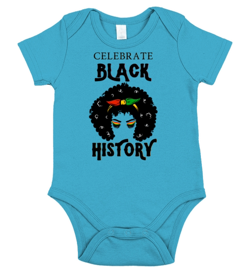 Black History Month Afro Melanin Black Women Short Sleeve Baby One-Piece