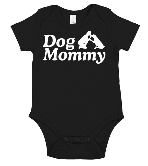 Dog Mommy Short Sleeve Baby One-Piece