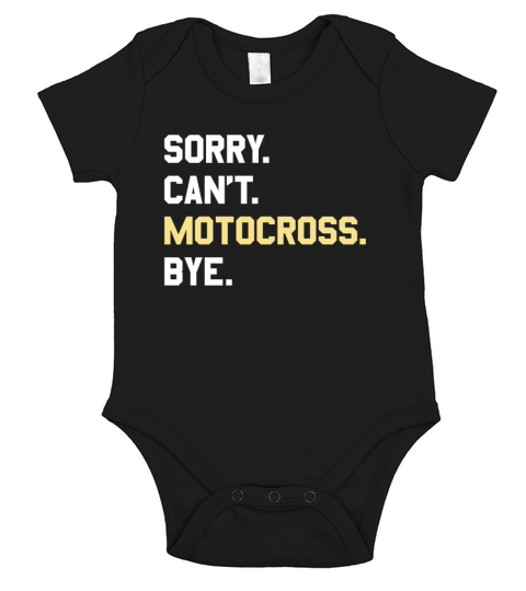 Funny Motocross Gift for Men Women Boys or Girls Short Sleeve Baby One-Piece