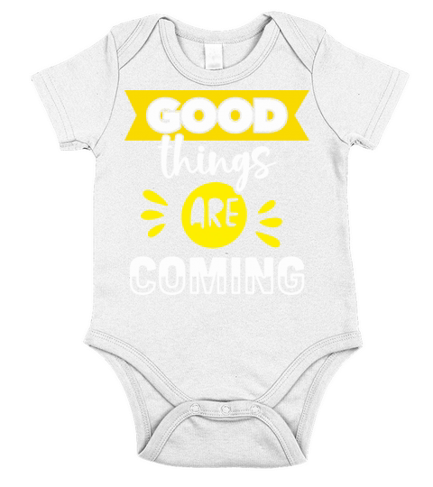 Good Things Are Coming Short Sleeve Baby One-Piece