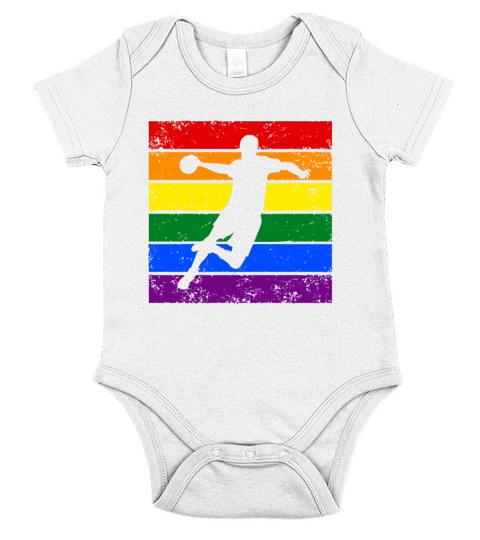 Handball LGBTQ Short Sleeve Baby One-Piece