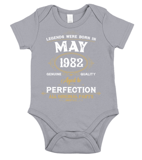 Legends Were Born In May 1969 Short Sleeve Baby One-Piece