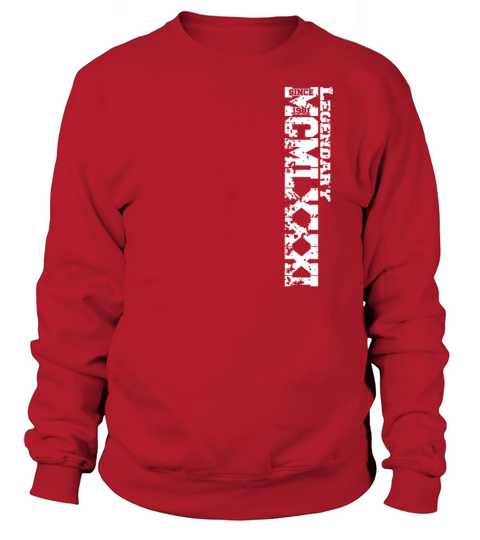 Birthday gift legandary vintage 1981 Sweatshirt Unisex