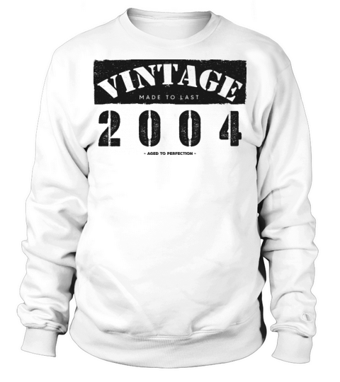 Vintage Classic 2004 19th Birthday - 19 Years Old Sweatshirt Unisex