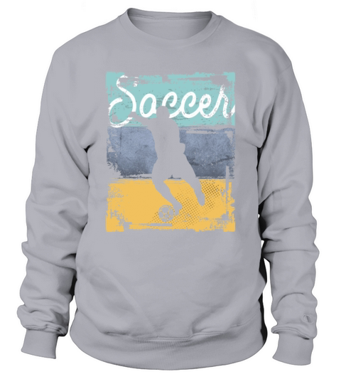 Vintage Soccer Player Sweatshirt Unisex