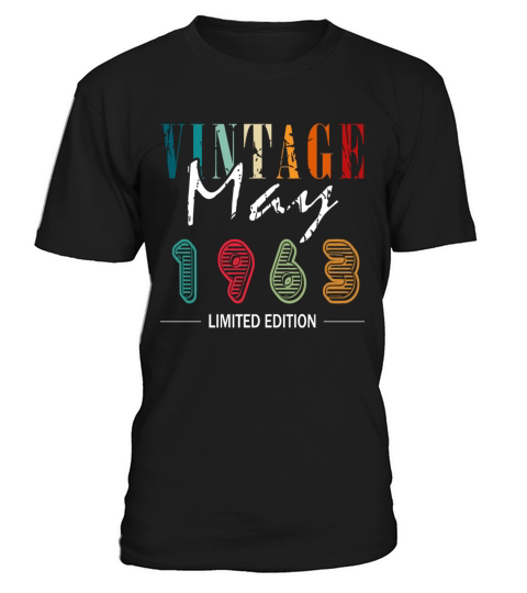 May 1963 vintage birthday gift T-Shirt Unisex