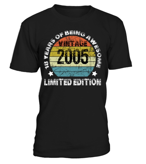 Vintage 2005 Limited Edition 18 Years Of Being Awe T-Shirt Unisex