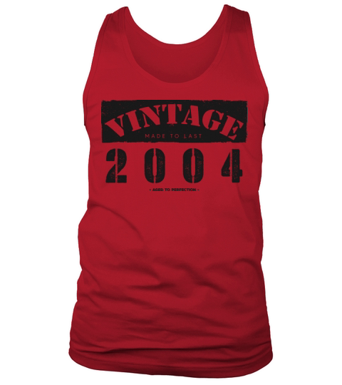 Vintage Classic 2004 19th Birthday - 19 Years Old Tank Top Unisex