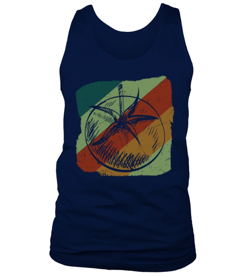 Vintage Tomato Distressed Sketch Tank Top Unisex