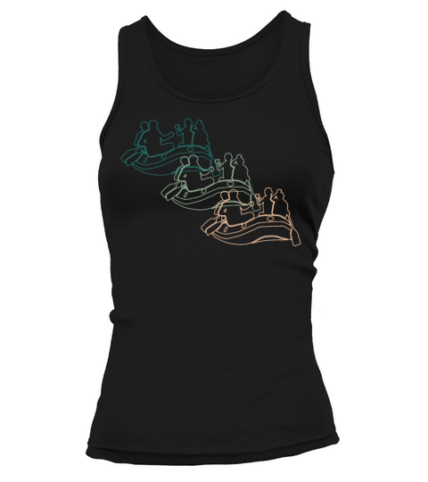 Rafting White Water Boating Retro Gift Tank top Woman