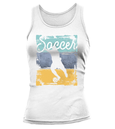 Vintage Soccer Player Tank top Woman