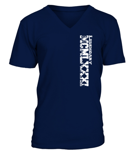 Birthday gift legandary vintage 1981 V-Neck T-shirt