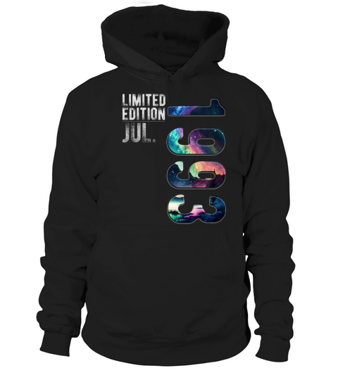 Limited Edition 1993 July Birthday Polar Lights Hoodie Unisex