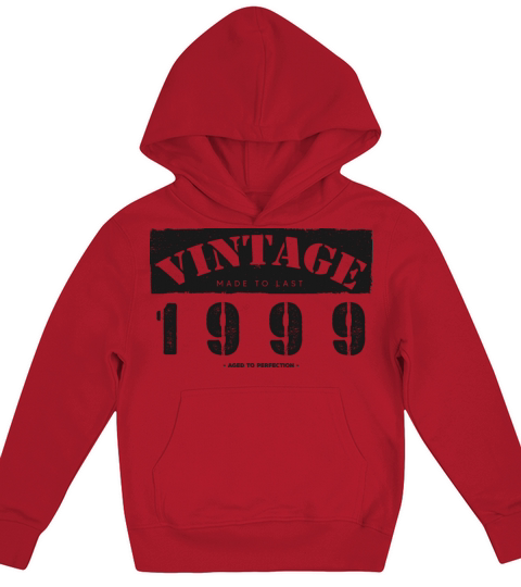 Vintage Classic 1999 24th Birthday - 24 Years Old Kids Hoodie