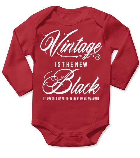 Thrift Store Vintage Shopper Funny Thrifting Quote Long Sleeve Baby One-Piece
