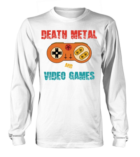 Death Mental And Video Games Retro Apparel Long sleeved Unisex