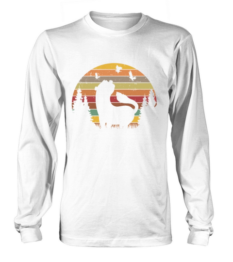 Ferret Retro Weasel Vintage Long sleeved Unisex