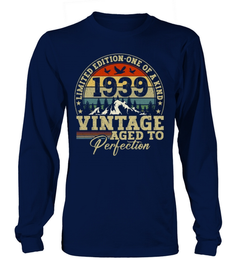 Vintage Limited Edition One Of A Kind 1939 Long sleeved Unisex