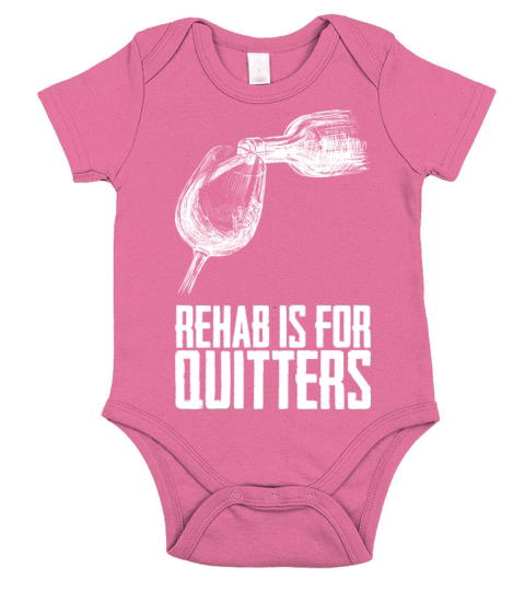 For Quitters Short Sleeve Baby One-Piece