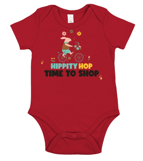 Hippity Hop Time to Shop Short Sleeve Baby One-Piece