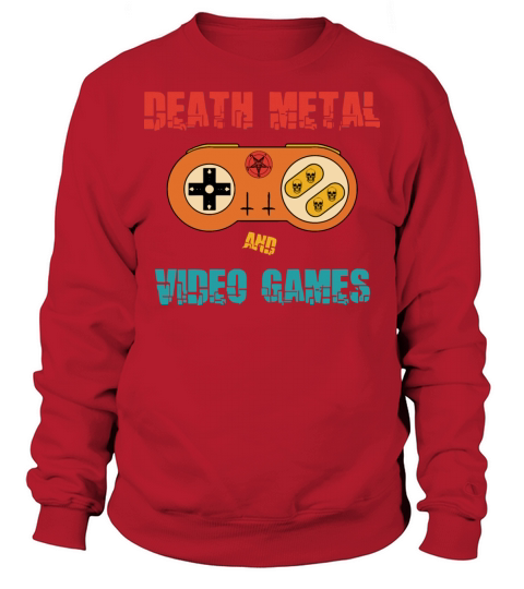 Death Mental And Video Games Retro Apparel Sweatshirt Unisex