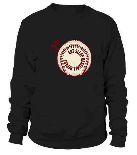 Eat Sleep Baseball Repeat Sweatshirt Unisex