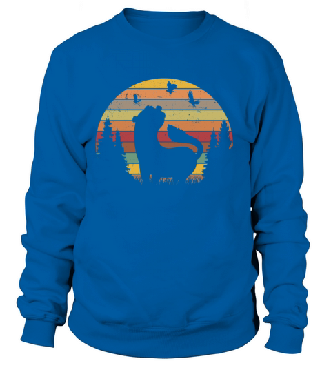 Ferret Retro Weasel Vintage Sweatshirt Unisex