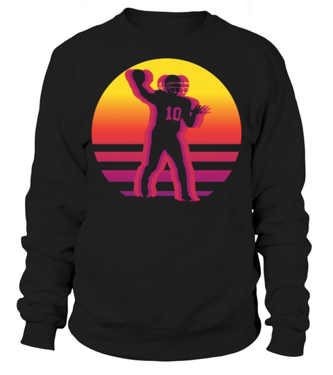 Retro Vintage American Football Sports Football Sweatshirt Unisex