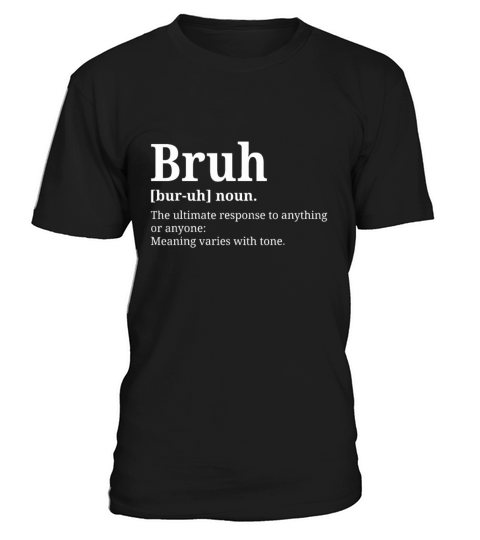Funny Vintage Bruh Definition Brother T-Shirt Unisex