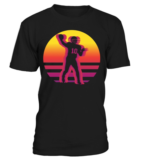 Retro Vintage American Football Sports Football T-Shirt Unisex