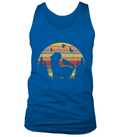 Ferret Retro Weasel Vintage Tank Top Unisex
