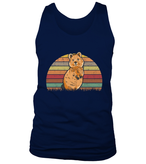 Quokka Vintage Short-tailed Kangaroo Retro Tank Top Unisex