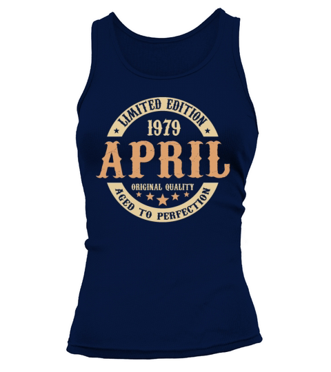 April 1979 Vintage Birthday Present Tank top Woman