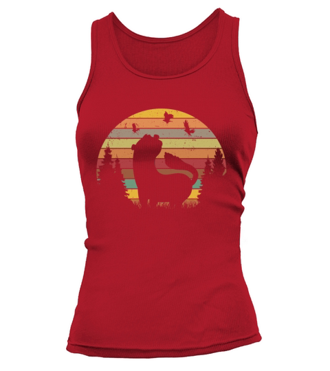 Ferret Retro Weasel Vintage Tank top Woman